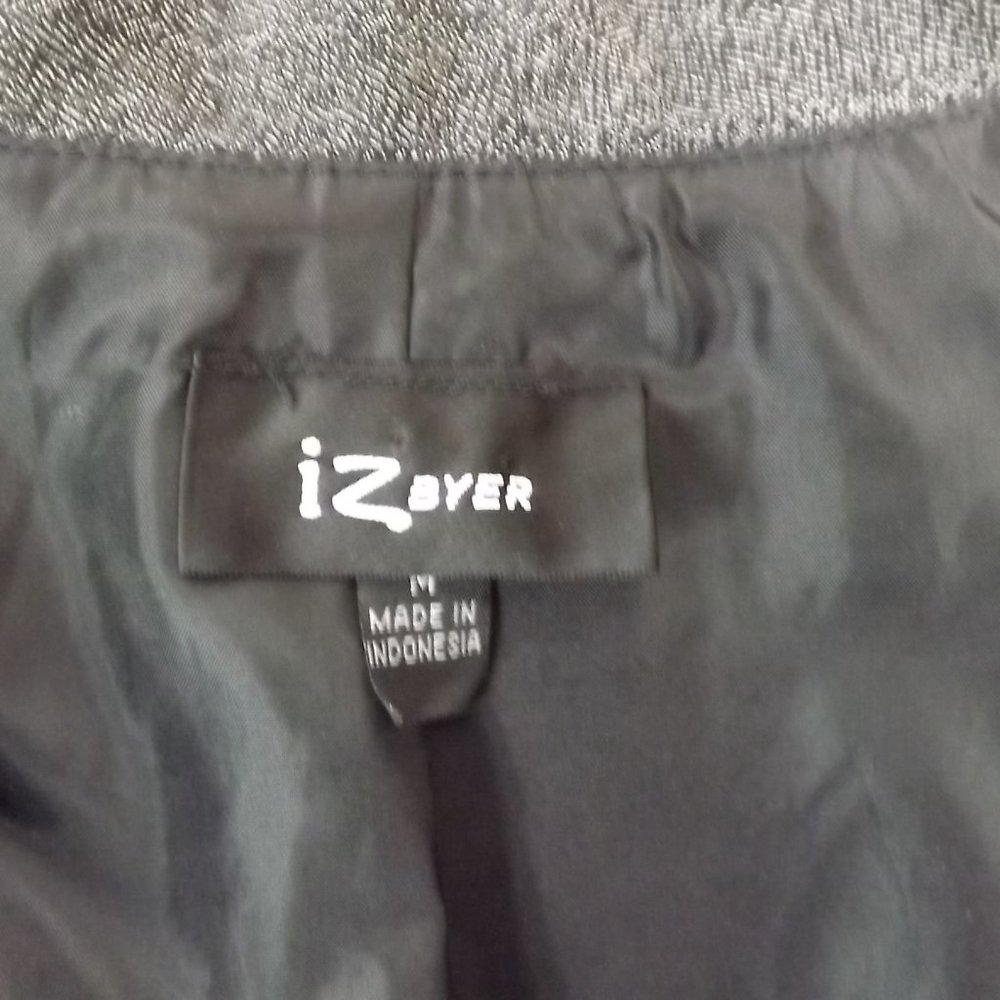 IZ Byer Black and White Tweed Fitted Blazer, Size M - Picture 11 of 13